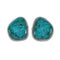 Turquoise Sterling Silver Native American Post Earrings X10504
